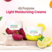 Mamaearth Beetroot Hydraful Light Moisturizing Cream With Beetroot & Hyaluronic Acid|For Hydrated Pink Glow|For Face, Hand & Body|24H Moisturization|Quick Absorbing|Non-Greasy|Soft Moisturizer|200 G