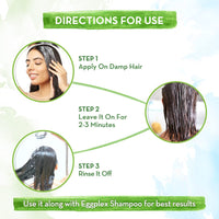 Mamaearth Eggplex Conditioner With Egg Protein & Collagen For Strong & Shiny For All Types Hair, Fresh, 250 Millilitre