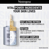 Neutrogena Visible Repair Regime Combo - Cream (50g), Serum (30 ml) & Eye Cream (15g)
