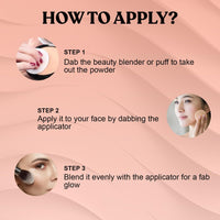 Lakyou Beauty Diamond High Coverage Compact Powder 15g | Full Coverage | Matte Finish | Pore-Minimizing | SPF 30 | Long-Lasting | Lightweight | Oil-Control | Portable| Shade-01(White Ivory)