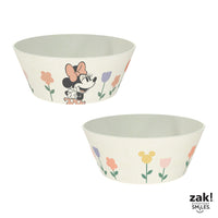 Zak Designs Disney Kids Dinnerware Set 3 Pieces, Durable and Sustainable Melamine Bamboo Plate, Bowl, and Tumbler are Perfect For Dinner Time With Family (Minnie Mouse) 8