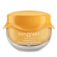 Dot & Key Vitamin C + E Sorbet Super Bright Moisturizer for Face | Vitamin C Face Cream For Glowing Skin | Reduces Skin Dullness | Oil Free & Lightweight | For All Skin Types | 25ml