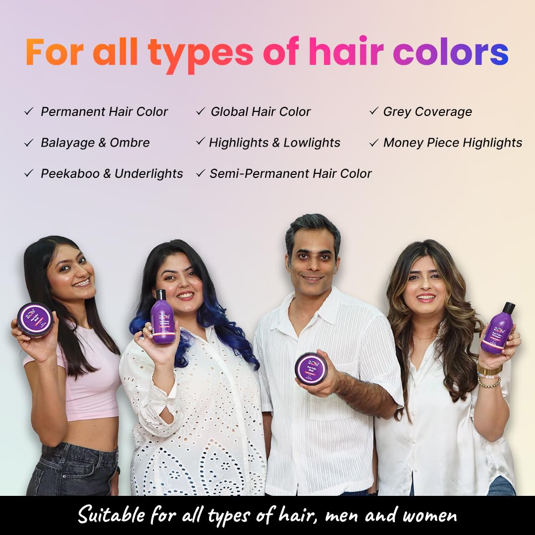 2.Oh! Italian Post Color Combo with Color Protect Complex | Colour Protect Shampoo + Hair Mask for Coloured Hair | Daily Use Shampoo and Mask with pH 4.5 | Ideal for Color Treated Hair | Women and Men