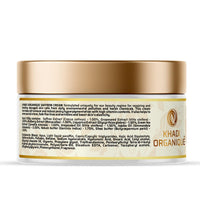 Khadi Organique Saffron Cream For Skin Tone, Rejuvenate Skin, Radiant Glow And Dark Spots (Paraben Free & No Harmful Chemicals) 50 gm