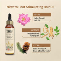 Vedix Customized Ayurvedic Hair Care Kit for Dry Scalp & Straight Hair | Combo