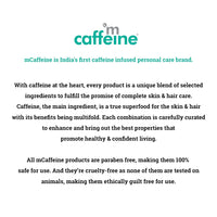 mCaffeine Anti Dandruff Shampoo for Women & Men | Shampoo for Dry Scalp & Dandruff | Goodness of Coffee, Natural AHA & Cinnamon | SLS & Paraben Free - 250ml