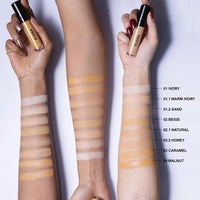 FLiCKA Cover Story Liquid Light Weight Natural Concealer With Full Coverage For Women| Contains SPF, Argan & Avacado Oil| Concealer For Face Makeup, 01.2 Sand, 8.5ml