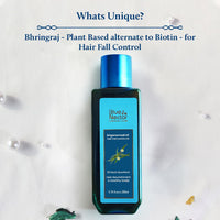 Blue Nectar Briganantadi Hair Fall control & Healthy Scalp Oil | Plant Based Non Sticky Hair Oil for Hair growth | Perfect Hair Fall Oil for Women & Men (9 Herbs, 200 ml)