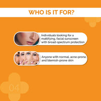 The Derma Co Ultra Matte Sunscreen Gel With SPF 60, All Skin Types