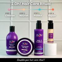 2.Oh! Italian Reconstruction Shampoo for Frizzy and Dry Hair | Oily Scalp Tri-Surfactant Formula | Repairs Dull Damaged Hair | Prevents Frizz and Breakage | For Women and Men | Argan Oil and Glycerin