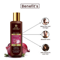 Khadi Organique Red Onion Hair Conditioner With Keratin Protein Booster (SLS & PARABEN FREE) (Red Onion Conditioner (Pack of 2))