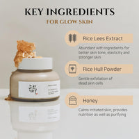 [Beauty of Joseon] Ground Rice and Honey Glow Mask (150ml) | Wash-off Face Mask for Dry and Sensitive Skin, Pore and Sebum Care, Pore Cleansing