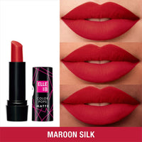 Elle 18 Lipstick Berry Tea (Matte)&Elle 8 Lipstick Maroon Silk (Matte)