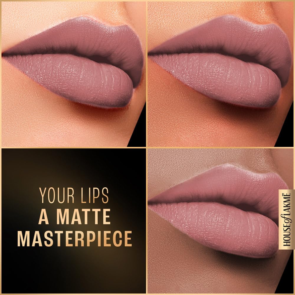 Lakmé Forever Matte Liquid Lip Color - Pink Venus, 5.6 ml