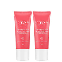 DOT & KEY Strawberry Dew Strobe Cream For Face Combo(Pack Of 2,30Ml Each)|Skin Radiance Cream|Moisturizer & Highlighter For Face|For Dewy Glazed Instant Glow|Boosts Hydration|For All Skin Types