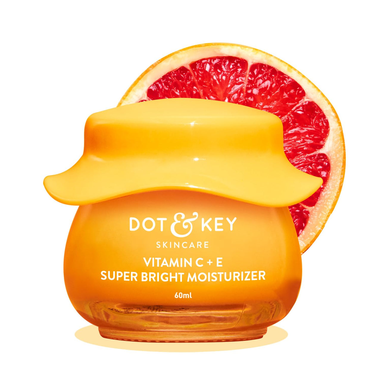 Dot & Key Vitamin C + E Sorbet Super Bright Moisturizer For Face | Vitamin C Face Moisturizer|Reduces Skin Dullness|Oil Free & Lightweight | For All Skin Types | 60Ml