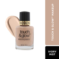 REVLON Touch And Glow Liquid Make Up Dewy - Ivory Mist, 20Ml, Light, Medium, Combination