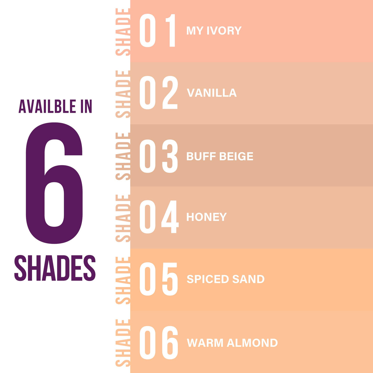 Hilary Rhoda Skin Perfecting Foundation | With SPF 15 | Super Matte Finish | Full Coverage | Oil-Control & Paraben-Free | 6 Shades | Conceals Fine Lines & Blemishes | 30g (Spiced Sand| Shade 05)