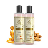 Khadi Natural Honey & Almond Hair Conditioner for Controlling Hair Fall | Herbal for Healthy Hair | Suitable for All Types | Pack of 2 | (210 * 2) (420 ml)
