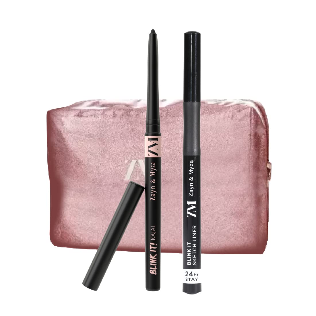 ZM Zayn & Myza Blink It Black Kajal & Sketch Liner Combo (2 Items in the set)
