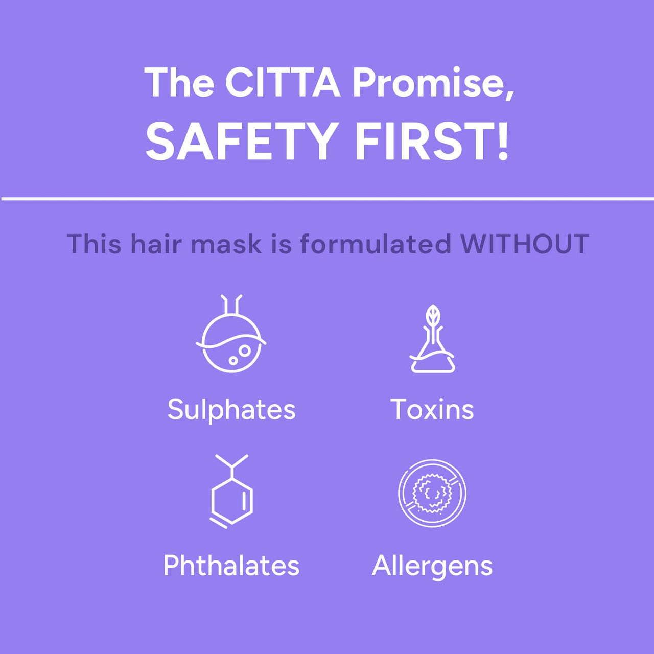 CITTA Deep Conditioning Hair Mask | Argan Oil & Goji Berry for Frizzy, Dry & Damaged Hair | Hair Smoothening & Strengthening | Prevents Hair Fall & Breakage | For All Hair & Scalp Types | 100 gm