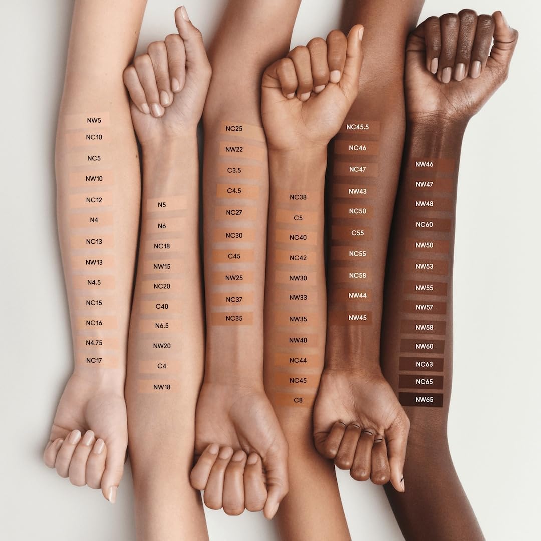 MACC Studio Fix Professional Waterproof oil-free Longlasting Liquid 24-hour colour-true foundation Matte Finish For Women,Shine-Free Liquid Foundation (NC-43, 30ML)