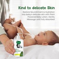 Mother Sparsh Plant Powered Natural Baby Lotion With Organic Shea Butter & Oatmeal Extract | For All Day Deep Hydration | 200ml