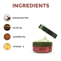 Jovees Herbal Kokum Body Butter For Dry, Itchy Skin & Stretch Marks | Kokum,Cocoa Butter,Almond & Olive Oil | Non - Sticky Intense Moisturization For All Skin Types- 200 gm