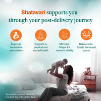 Himalaya Pure Herbs Shatavari Women's  Wellness Tablets, Promotes lactation, White, 60 Count