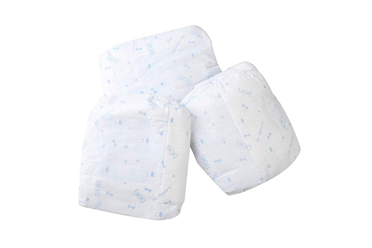 Honey Care All-Absorb Disposable Female Dog Diapers L Size, Improved Bigger Size, 22 Count, Super Absorbent, Breathable, Wetness Indicator, Packaging May Vary Large (Pack of 1)