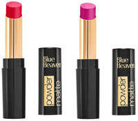 Blue Heaven Powder Matte-Queen Red Rm04 & Blue Heaven Powder Matte-Dahlia Fields