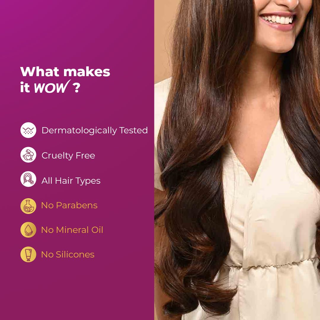 WOW Skin Science Onion Conditioner With Red Onion Seed Oil Extract, Black Seed Oil & Pro-Vitamin B5 - No Parabens, Mineral Oil, Silicones, Color & Peg - 250 ml