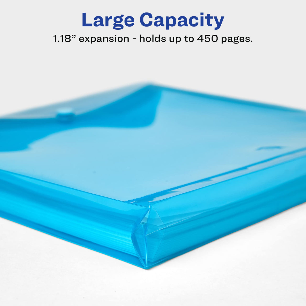 Avery Document Holder Envelope, Holds 450 Letter/A4-Size Sheets, 4-Color 4-Pack (73556) Assorted