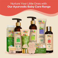 Herby Angel Head Massage Oil for Babies and Kids, Nourishes Scalp and Hair Texture, Hair Oil with Amla and Methi, Soothes Cradle Cap, Dermatalogically tested, Gentle Baby Hair Oil, 100ml