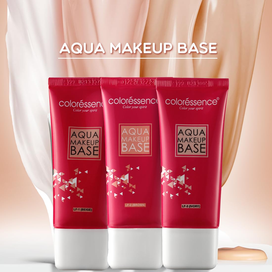 Coloressence Single HD Makeup Base Cream Foundation Pancake Long Stay Waterproof Matte Finish