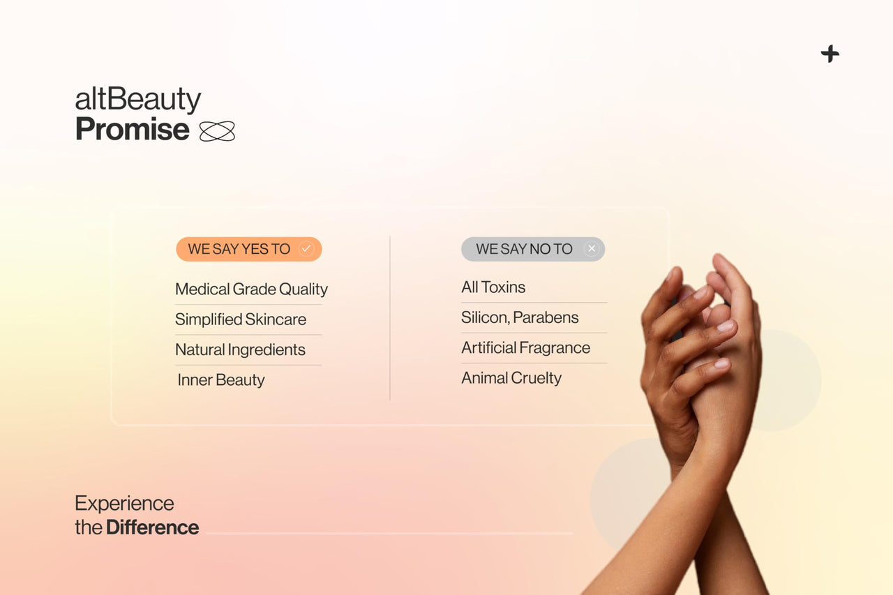 altBeauty Sunsafe Daily Sunscreen with SPF 50 | 50gm | Helps provide broad spectrum protection against UVA/UVB rays with moisturizing properties | Helps resist water & sweat, leaving no white cast and a matte finish | Suitable for all skin types | Designe