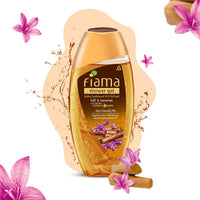 Fiama Body Wash Shower Gel Golden Sandalwood Oil and Patchouli, 250ml, Body Wash for Women & Men with Skin Conditioners for Soft and Luxurious Skin, Suitable for All Skin Types