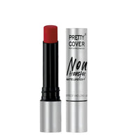PRETTY COVER Non-Transfer Matte Lipstick | Long-Lasting, Smudge-Proof & Waterproof | Intense Color Payoff with Lightweight Formula for All-Day Wear (CORAL RED)
