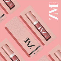 ZM Zayn & Myza Transfer-Proof Power Matte Finish Lip Colour I Smudge Proof & Water Resistant I Light Weight & Extremely Smooth Formula I Vegan - Rose Pink, 6 ml