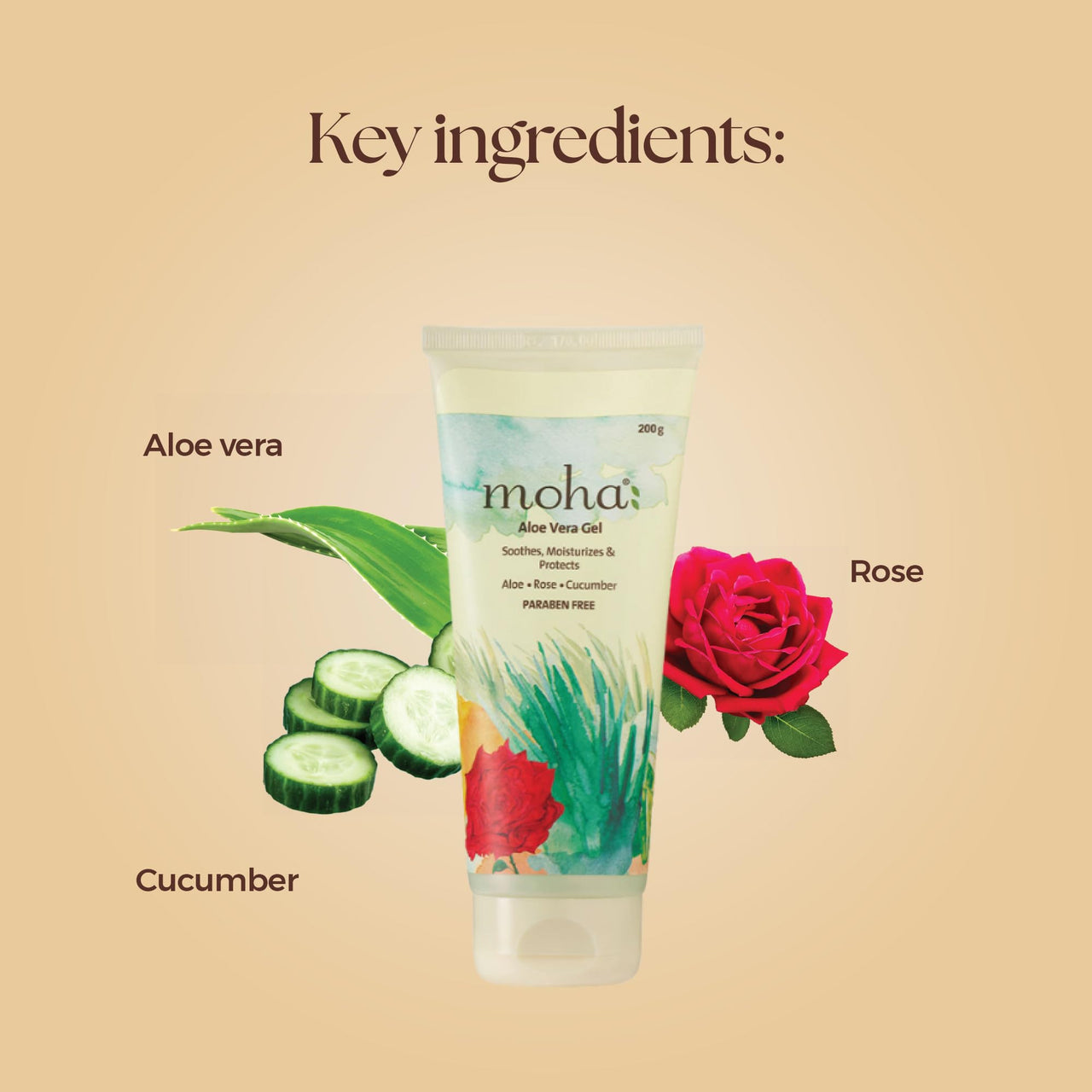 Moha Face Wash, Aloe Vera Gel & Herbal Scrub for Nourished and Bright Skin With Goodness Of Natural Herbs (100g - Combo Pack Of 3)