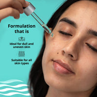 Rivela Dermascience By Cipla 10% Vitamin C Face Serum For Bright & Glowing Skin, Anti Ageing Formula With Hyaluronic Acid For All Skin Types, 30ml