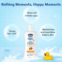 Chicco Gentle Bodywash & Shampoo 500Ml With Toothpaste Strawberry 12M+