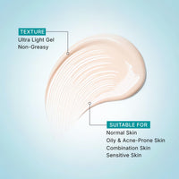 Pilgrim 5% Vitamin C Brightening Ultra Light Gel Sunscreen SPF 60 Pa++++| No White Cast | Fights Tanning & Sun Damage, Brightens Skin | Lightweight & Non-Greasy | All Skin Types | Women and Men | 45ml