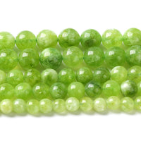 60pcs 6mm Natural Peridot Green Lace Jades Beads Round Loose Spacer Beads for Jewelry Making DIY Bracelets Crystal Energy Healing Power Stone 15 Inch Green Peridot Jade
