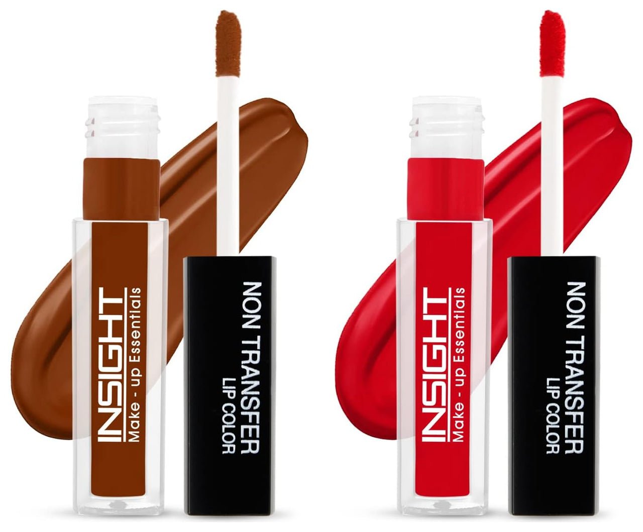 INSIGHT Non Transfer Matte Lip Color, 4Ml (01 Joyfull) & Matte Lip Color, 4Ml (06 Angel Red)
