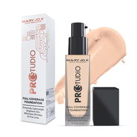 MARY JO K Full Coverage Foundation 02 – Matte & Radiant Finish, High Coverage & Long-Wearing – Customizable Texture for a Flawless Complexion – [30ml]