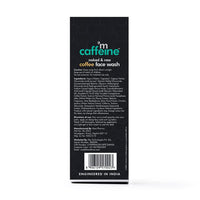 mCaffeine Tan Removal Face Wash for Men & Women | Coffee Face Wash for Oily Skin & Normal Skin | Daily Use Face Cleanser for Hot & Humid Weather - 75ml