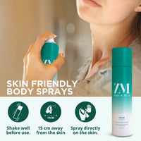 ZM Zayn & Myza Cerys No Alcohol Body Spray | Refreshing, Long Lasting Odour Protection | Skin Friendly Deodorant For Women, 150 ml