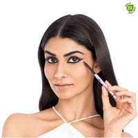 Plum Love At First Sight Trio | Eye-Swear-By Kohl Kajal - Deep Black + Eye-Swear-By Matte Liner 01 Black + Matterrific Lipstick 125 Go Rouge | 100% Vegan & Cruelty Free