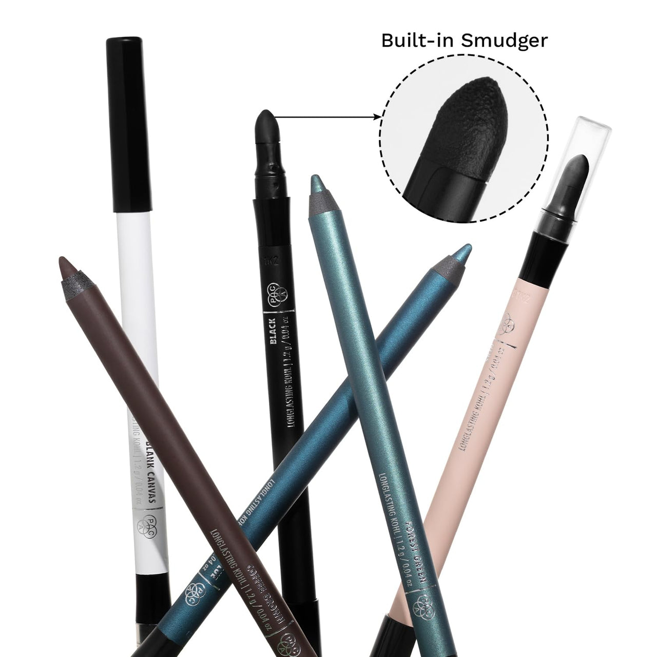PAC Longlasting Kohl Pencil (Skin) | Intensely Pigmented Nude Kajal | Waterproof, Smudge-Proof & One Swipe Application | Only Kajal Pencil Trusted by Makeup Artists | 10G